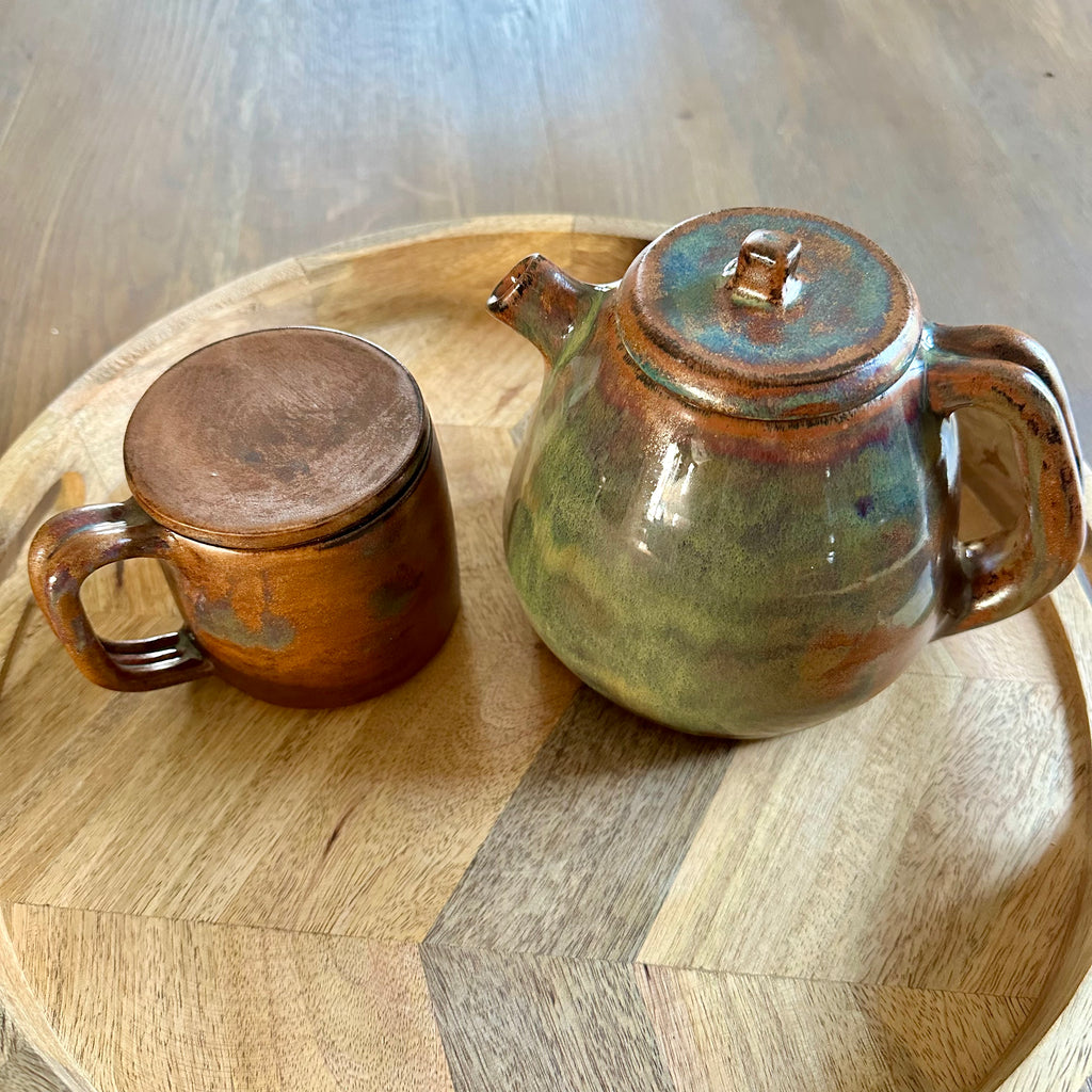 Théiere Lorna et sa tasse
