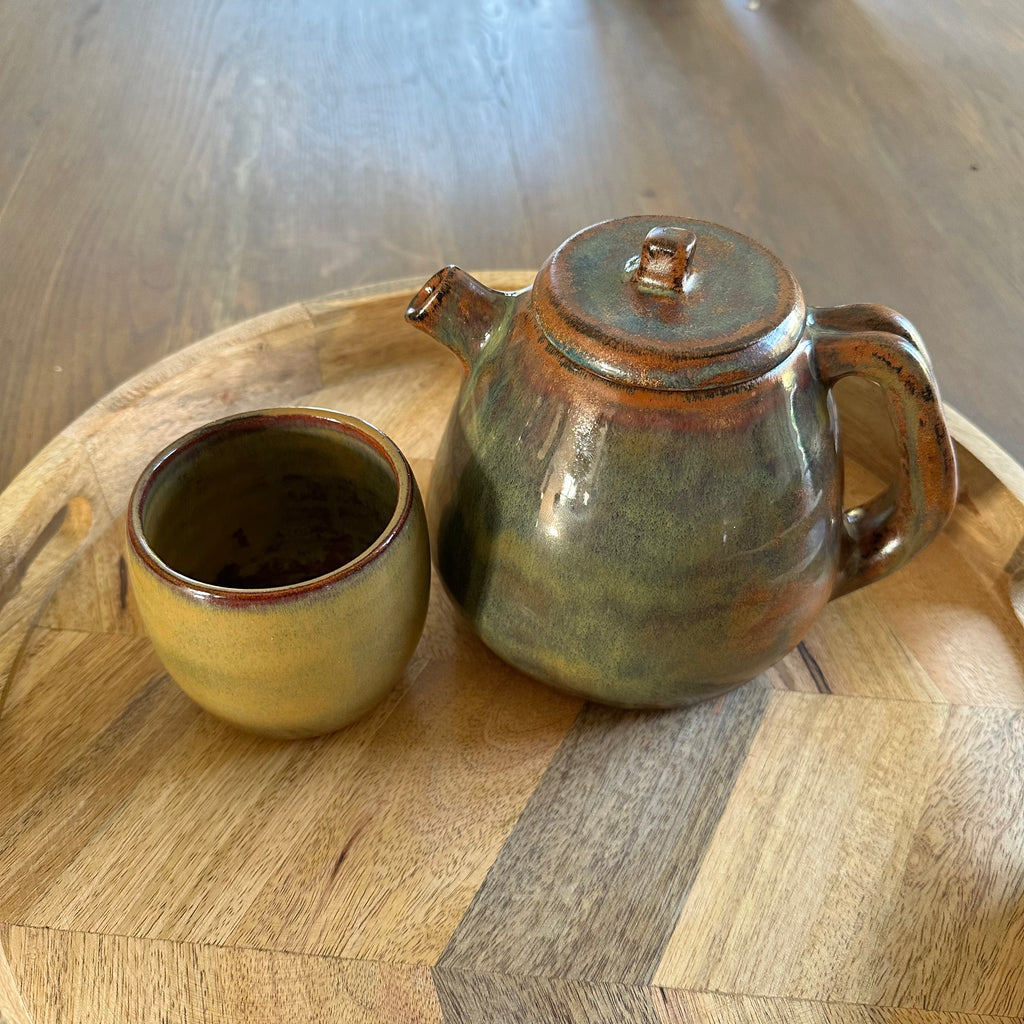 Théière Lorna et sa tasse sans anse