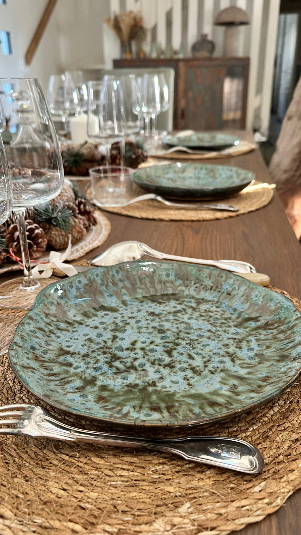 Assiette plate - Midnight rain
